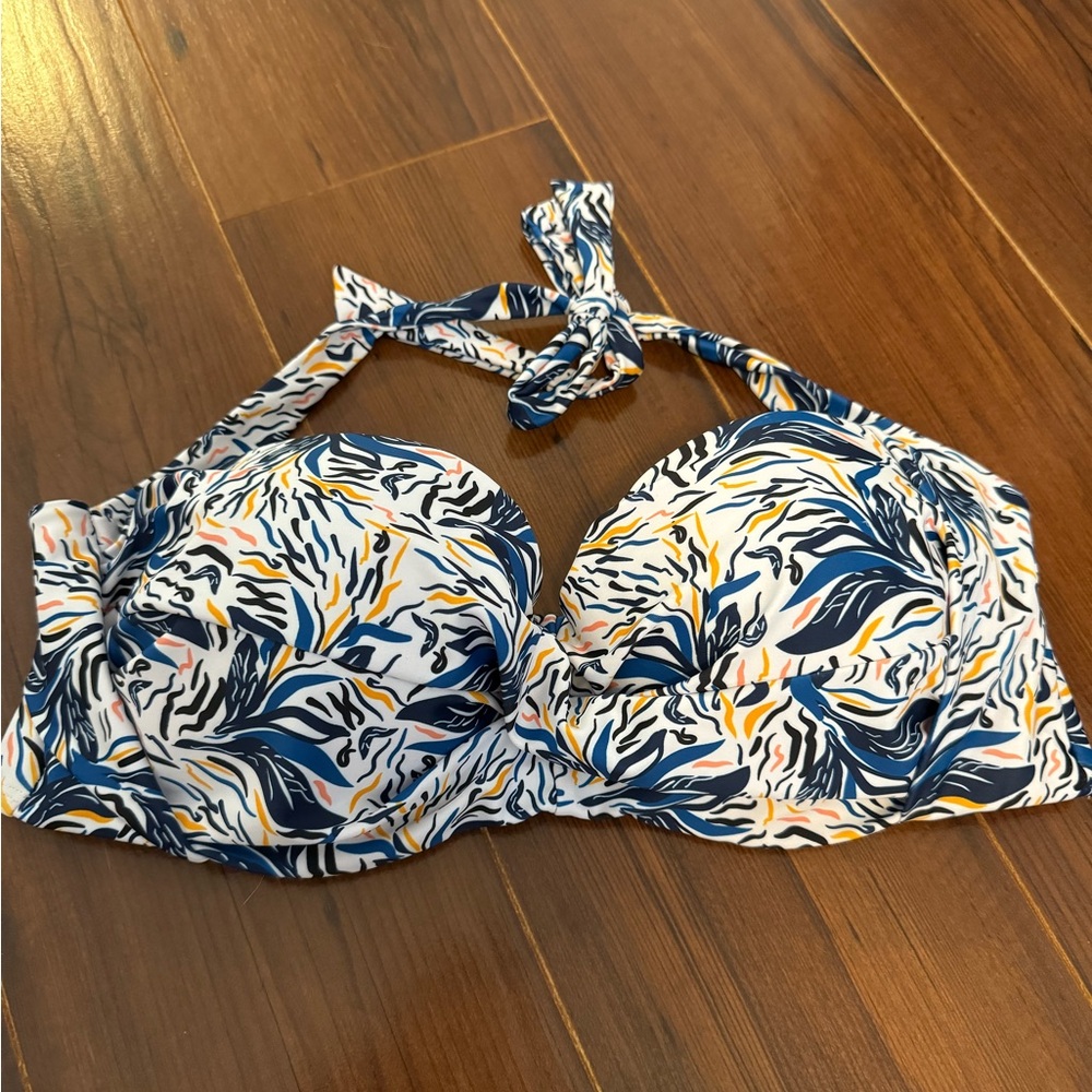bandeau halter bikini top